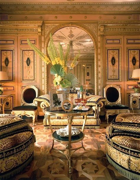 versace linea casa|versace living room.